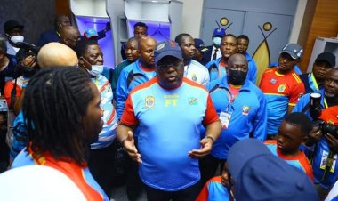 Mondial 2022 : Félix Tshisekedi réconforte les léopards après le nul face au Maroc (Voici les images de sa visite)