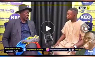 RDC vs Maroc : Le catcheur Edingwe réapparaît avec une paire de bottine à donner au joueur congolais qui marquera au match retour
