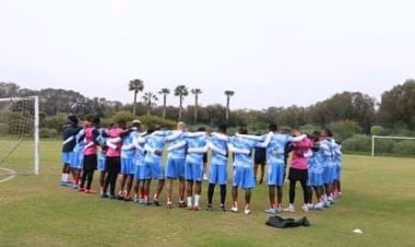 Mondial 2022 : En image la première séance d'entraînement des léopards au Maroc