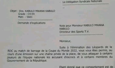 Propos de François Kabulo contre Bolasie et Bakambu : Voici ce que la RTNC a décidé