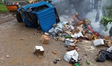 Nord-kivu: 5 véhicules réduits en cendre dans une embuscade rebelle tendue sur axe Beni-Kasindi