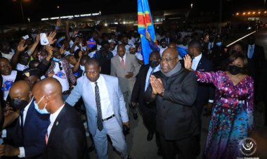 Depuis Abidjan, Félix Tshisekedi  a appris la disparition tragique de 35  congolais, présente ses condoléances et réitère son engagement à éradiquer tout mouvement d'insurrection sur le sol congolais
