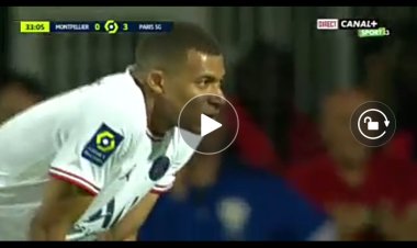 PSG : Découvrez cette frappe en pivot de Mbappé qui a fini sur le poteau (vidéo)