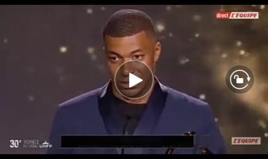 Foot: Kylian Mbappé s'exprime après son trophée de meilleur joueur de Ligue 1 (Vidéo)