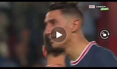 France : Angel Di Maria en larmes après avoir marqué pour PSG devant Metz (Vidéo)