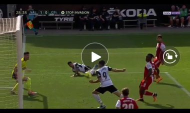 Espagne : le magnifique but de Maximiliano Gomez marqué avec la poitrine face à Celta Vigo (Vidéo)