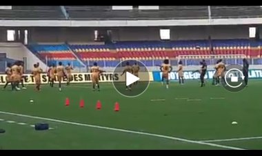 Éliminatoires CAN 2023 : En vidéo la 1ère séance d'entraînement des léopards