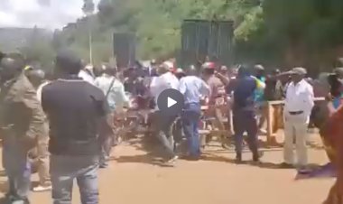 Urgent:A la frontière de Ruzizi 2, les manifestants de la ville de Bukavu veulent aller jusqu'au Rwanda pour exprimer leur désapprobation