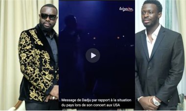 Dadju interrompt son concert à Chicago pour parler des massacres à l'Est de la RDC