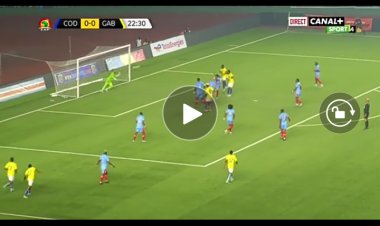 Élimin CAN 2023: Voici le but de la victoire de Gabon face à la RDC (Vidéo)