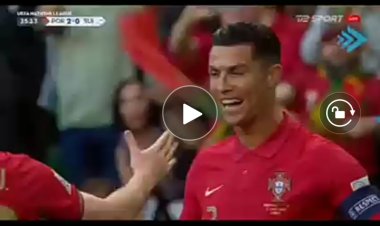 Ligue des nations : Christiano Ronaldo participe à la victoire de Portugal avec un doublé (Vidéo)