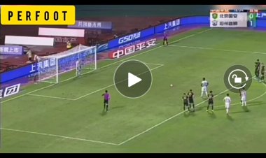 Chine : Le congolais Oscar Maritu buteur et passeur décisif avec Shijiazhuang (Vidéo)