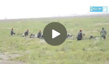 Fin de formation à Kibomango d'une unité spécialisée dans les combats de jungle.