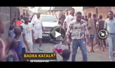 Kinshasa : Le retour triomphal de Ben Malango à Masina où il a commencé à jouer (Vidéo 1)