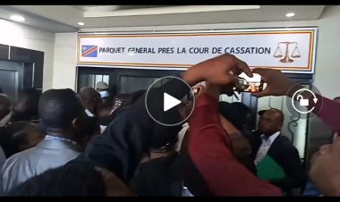 Kinshasa : l'arrivée de Kabund au parquet général près la cour de cassation (vidéo)