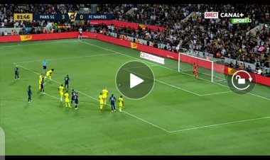 PSG vs Nantes : Neymar marque un joli but de pénalty (son deuxième but) [Vidéo]