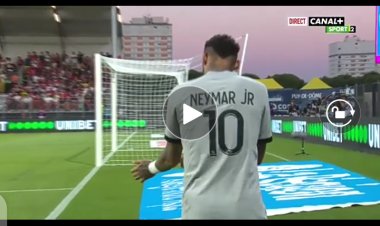 Foot/League 1: Quelle frappe en pivot de Neymar qui ouvre son compteur avec un joli but (Vidéo)