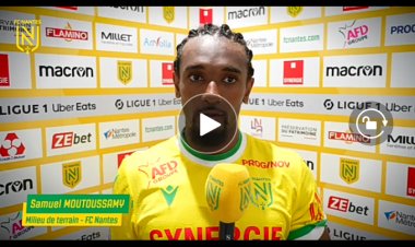 FC Nantes vs Lille : Titulaire, Samuel Moutousamy s'exprime après le match nul (vidéo)