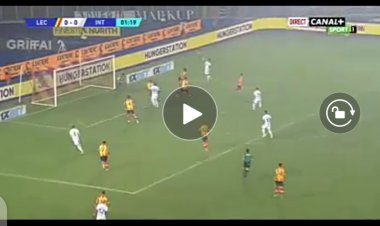 Série A : D'une tête magique, Romelu Lukaku marque son premier but devant Lecce (Vidéo)