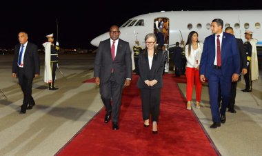 Le Premier Ministre Jean-Michel Sama Lukonde est arrivé à Tunis capitale de la République de Tunisie pour la 8ème Conférence internationale de Tokyo sur le Développement de l’Afrique