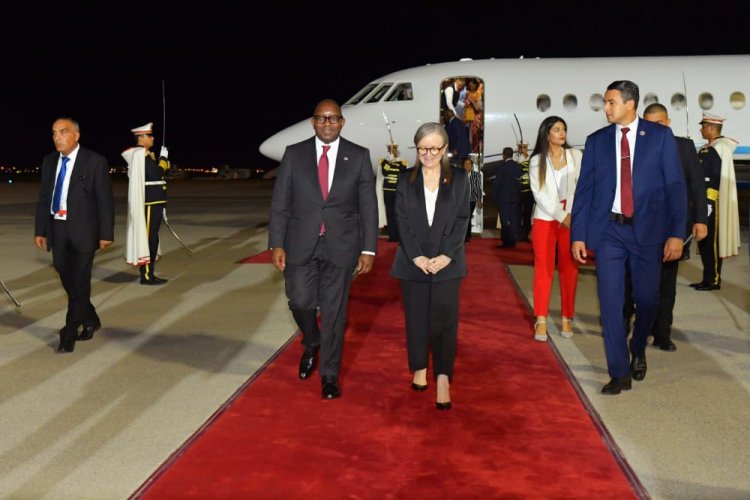 Le Premier Ministre Jean-Michel Sama Lukonde est arrivé à Tunis capitale de la République de Tunisie pour la 8ème Conférence internationale de Tokyo sur le Développement de l’Afrique