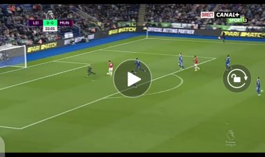 Manchester United : Ce joli but de Sancho après avoir effacé le gardien de Leicester (Vidéo)