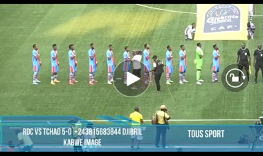 RDC vs Tchad : L'hymne national des léopards chanté dans une ambiance chaleureuse (Vidéo)