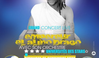 Goma/Musique : Empereur El Alino Dragon en concert ce 25 septembre 2022 au Parc des Princes
