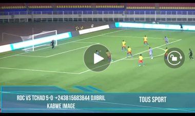 RDC vs Tchad : Le troisième but des léopards que vous n'avez pas vu (Vidéo)