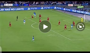 Ligue des Champions : Liverpool prend de l'eau sur la pelouse du Napoli (Vidéo)