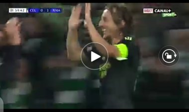 Real Madrid : Le but exceptionnel marqué par Luka Modric face à Celtic en LDC (Vidéo)