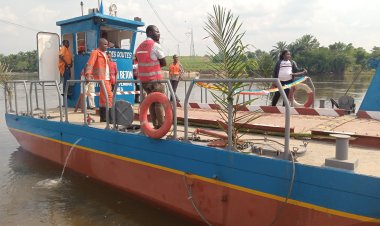 RDC : À Kananga, Sama Lukonde inaugure le bac monté par l'Office des Routes
