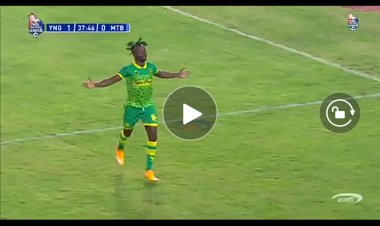 Young Africa : Après avoir effacé deux défenseurs Fiston Kalala marque un joli but à la Messi (vidéo)