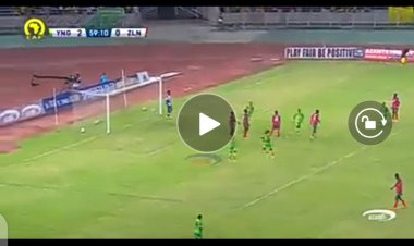CAF : Le congolais Fiston Kalala marque trois buts en 6 minutes avec Young Africans de Tanzanie (Vidéo)