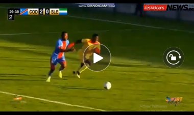 Foot : Après avoir effacé le gardien, Meschack Elia marque un joli but face à Sierra Leone (vidéo)