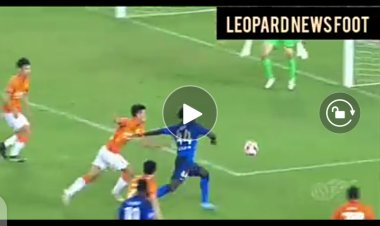 Cangzhou : Le congolais Taty Maritu marque un doublé  face à Wulham FC en Chine (Vidéo)