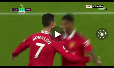 Premier League : idéalement servi par Casemiro, Christiano Ronaldo marque un magnifique but devant Everton (Vidéo)