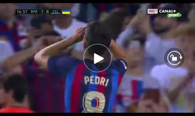 Barcelone : le but de Pedri qui a paralysé le gardien de Celta Vigo (Vidéo)