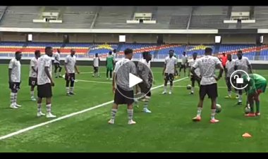 CAN U23 : La dernière séance d'entraînement des léopards avant de rencontrer l'Algérie (Vidéo)