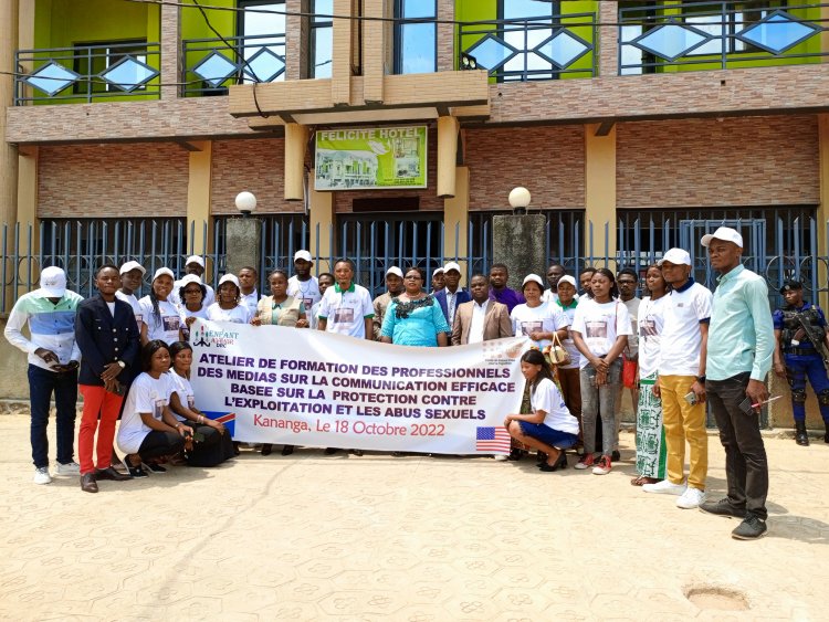 Kananga : ENAVE forme des journalistes sur la communication efficace basée sur la protection contre l'exploitation et abus sexuels