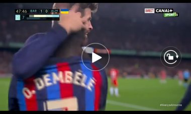 Barcelone : Le but séduisant de Dembélé après avoir effacé la défense adverse (Vidéo)