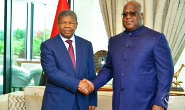 Félix Tshisekedi a reçu Joâo Lourenco, le président angolais médiateur dans la crise entre Kinshasa et Kigali