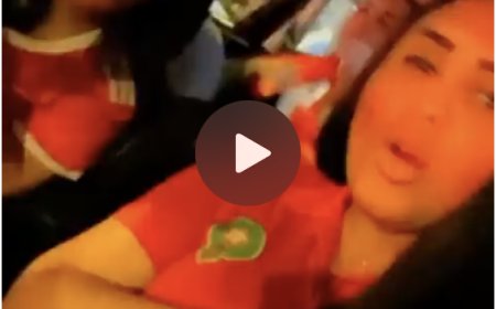 Les marocaines  au Qatar entrain de danser "FIMBU" des léopards de la RDC