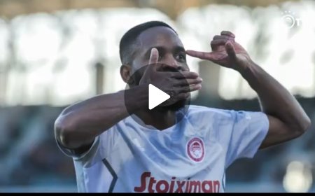 Grèce : Cédric Bakambu soigne ses statistiques en marquant de nouveau avec Olympiakos (vidéo)