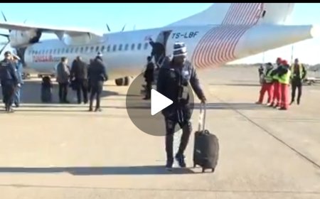CHAN 2022 : L'arrivée des léopards en Algérie (Vidéo)