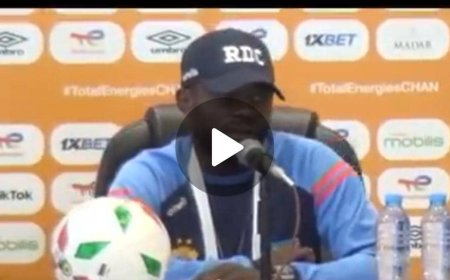 RDC vs Ouganda : Issama Mpeko en conférence de presse d'avant match (Vidéo)