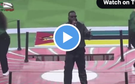 Ambassadeur de la culture rd-congolaise,  Dadju  a presté à la cérémonie d'ouverture du CHAN2022