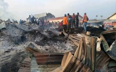 Goma/ Vidéo : Incendie de plusieurs maisons à katoyi