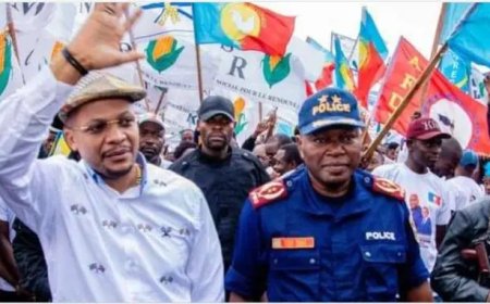 Goma : Le ministre d'État des hydrocarbures, son excellence Didier BUNDIMBU a lancé les travaux de dégazage du lac Kivu ce lundi