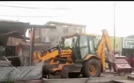 Lemba:Démolition des constructions illégalement érigées sur les caniveaux et espaces publics